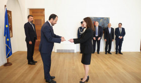Ambassador of the Republic of Armenia to the Republic of Cyprus Inna Torgomyan presented her credentials to President of the Republic of Cyprus Nikos Christodoulides.