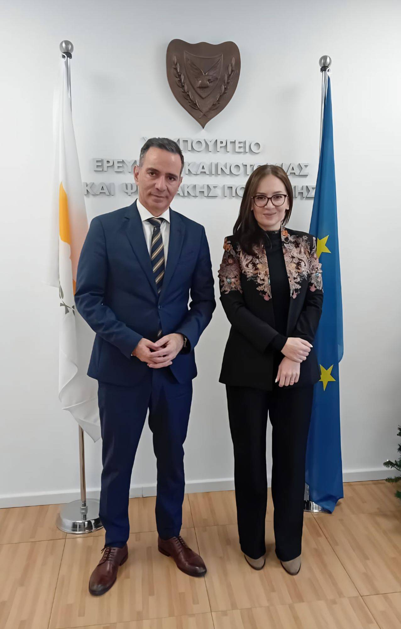 Meeting with Deputy Minister of Research, Innovation and Digital Policy of Cyprus