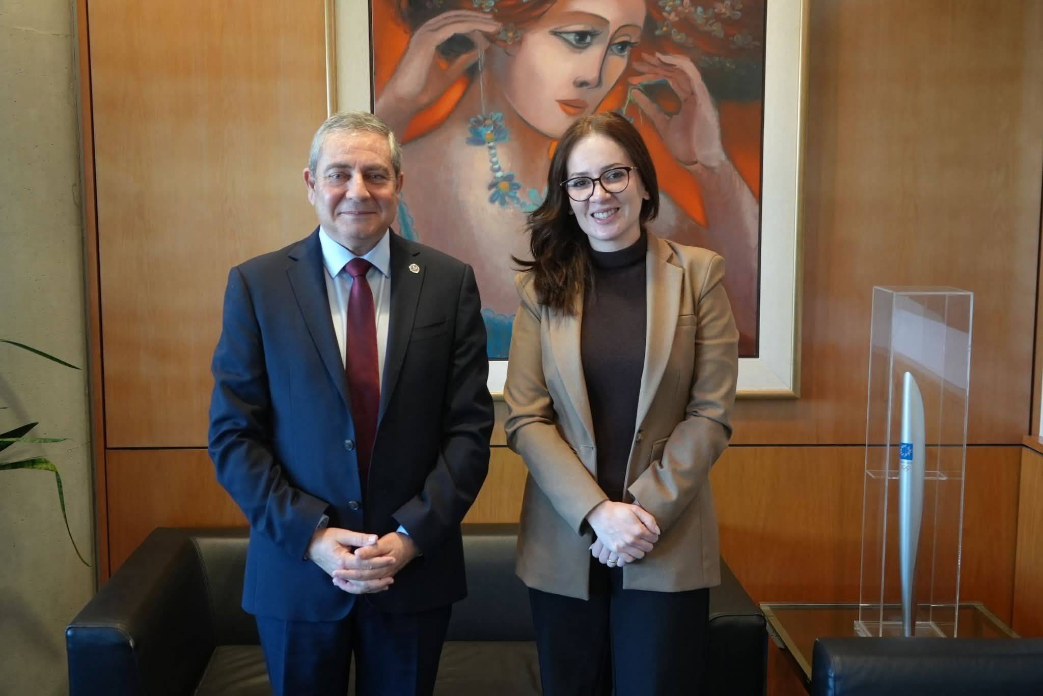 Հանդիպում Կիպրոսի համալսարանի ռեկտորի հետ