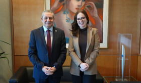 Հանդիպում Կիպրոսի համալսարանի ռեկտորի հետ